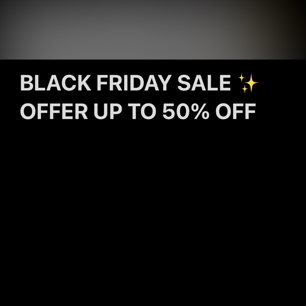 Black Friday sale